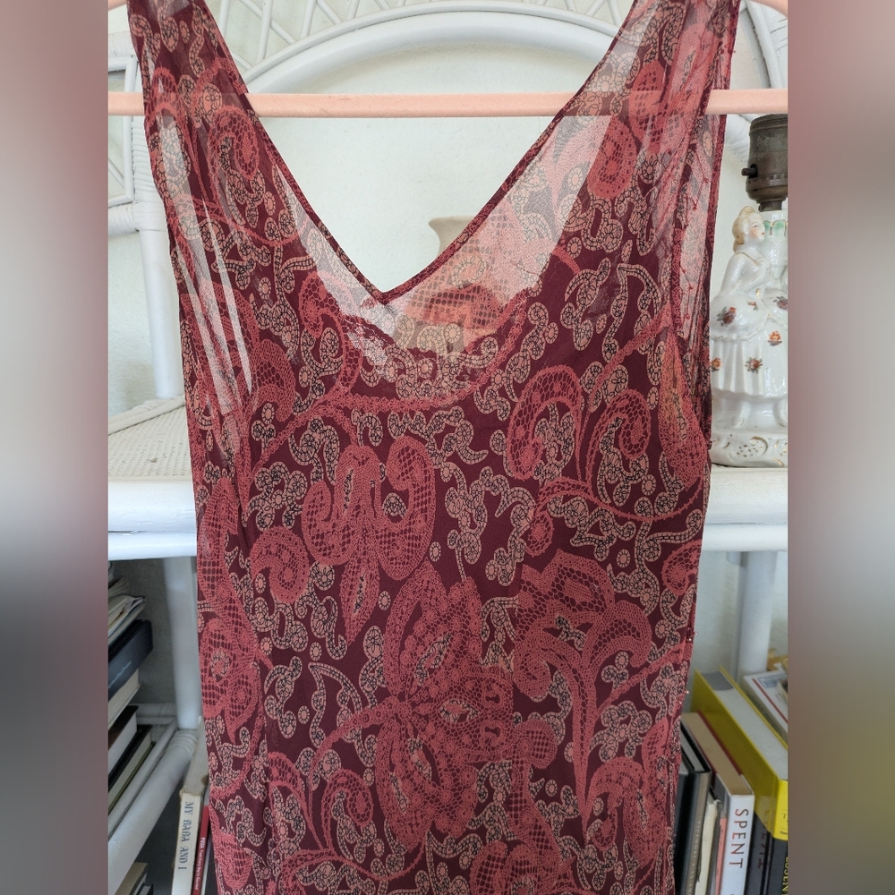Beautiful 90s Silk Beaded Bias Slip Dress - Picture 16 of 16